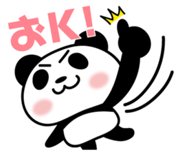 nobody but a panda sticker #7804652