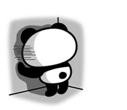 nobody but a panda sticker #7804686