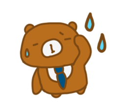 Uncle of the tired bear vol.2 sticker #7805016