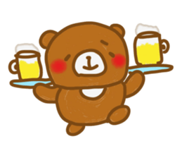 Uncle of the tired bear vol.2 sticker #7805018