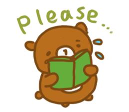 Uncle of the tired bear vol.2 sticker #7805026