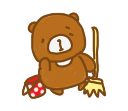 Uncle of the tired bear vol.2 sticker #7805034