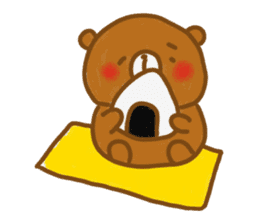 Uncle of the tired bear vol.2 sticker #7805036