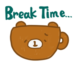 Uncle of the tired bear vol.2 sticker #7805037