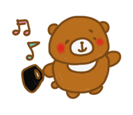 Uncle of the tired bear vol.2 sticker #7805039