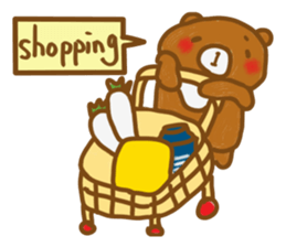 Uncle of the tired bear vol.2 sticker #7805044