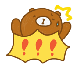 Uncle of the tired bear vol.2 sticker #7805047