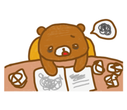 Uncle of the tired bear vol.2 sticker #7805050