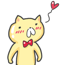 piggy cat sticker #7805296