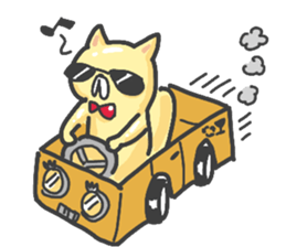 piggy cat sticker #7805306