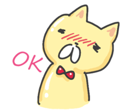 piggy cat sticker #7805309