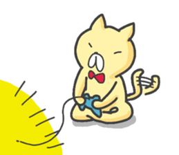 piggy cat sticker #7805314