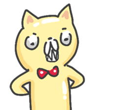 piggy cat sticker #7805318