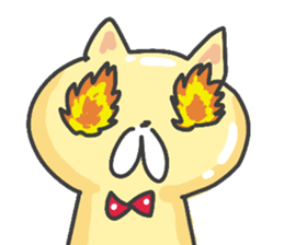 piggy cat sticker #7805326