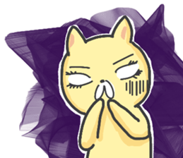 piggy cat sticker #7805331