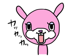 It is a turn , a rabbit . sticker #7806394