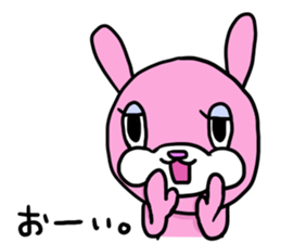 It is a turn , a rabbit . sticker #7806399