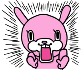 It is a turn , a rabbit . sticker #7806411