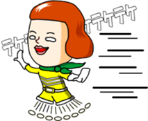 Bob hair five sticker #7806792