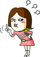 Bob hair five sticker #7806805