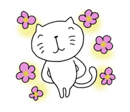 The cat which is a good feeling 3 sticker #7807224