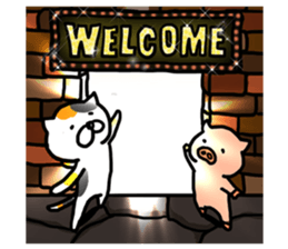 Game everyday tortoiseshell cat and pig2 sticker #7807409