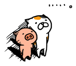 Game everyday tortoiseshell cat and pig2 sticker #7807410