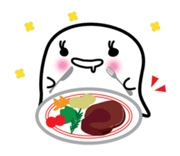 This is a pretty ghost called YOCCHI 12 sticker #7807457