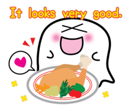 This is a pretty ghost called YOCCHI 12 sticker #7807458