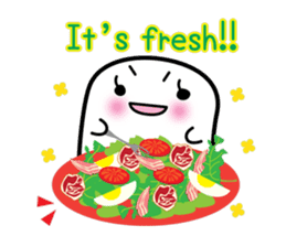 This is a pretty ghost called YOCCHI 12 sticker #7807468