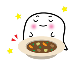 This is a pretty ghost called YOCCHI 12 sticker #7807469