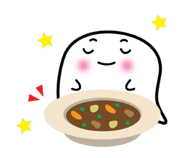 This is a pretty ghost called YOCCHI 12 sticker #7807469