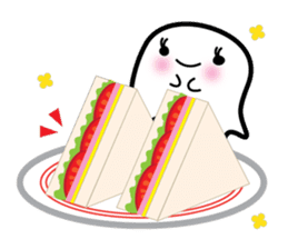 This is a pretty ghost called YOCCHI 12 sticker #7807478