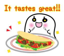 This is a pretty ghost called YOCCHI 12 sticker #7807479