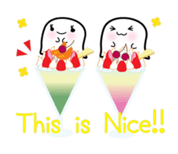 This is a pretty ghost called YOCCHI 12 sticker #7807482