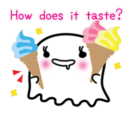 This is a pretty ghost called YOCCHI 12 sticker #7807484
