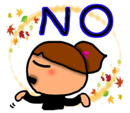 Girl sticker-2 sticker #7807819