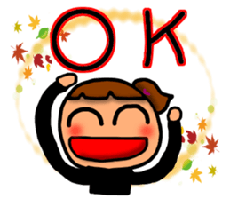 Girl sticker-2 sticker #7807820