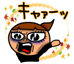 Girl sticker-2 sticker #7807832