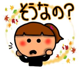 Girl sticker-2 sticker #7807839