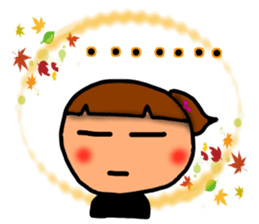 Girl sticker-2 sticker #7807846