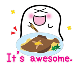 This is a pretty ghost called YOCCHI 10 sticker #7808067
