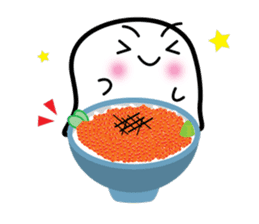 This is a pretty ghost called YOCCHI 10 sticker #7808068