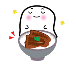 This is a pretty ghost called YOCCHI 10 sticker #7808070