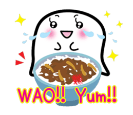 This is a pretty ghost called YOCCHI 10 sticker #7808075