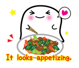 This is a pretty ghost called YOCCHI 10 sticker #7808077