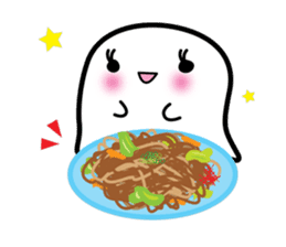 This is a pretty ghost called YOCCHI 10 sticker #7808078