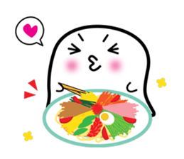 This is a pretty ghost called YOCCHI 10 sticker #7808079