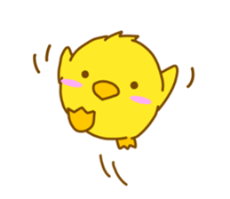 "hiyomaru"~Goofy with Clunker chick~Eng. sticker #7808252