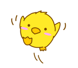 "hiyomaru"~Goofy with Clunker chick~Eng. sticker #7808252